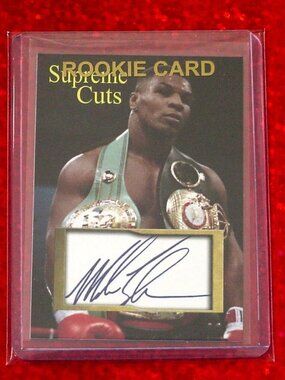 Mike Tyson Limited Edition Facsimile Auto Card